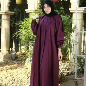 Purple Casual Abaya