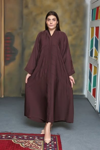 Brown Casual Abaya - Image 2